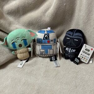 Star‎ Wars MoodiVerse Plush Grogu Baby Yoda R2-D2 Darth Vader Toy Mattel Kids
